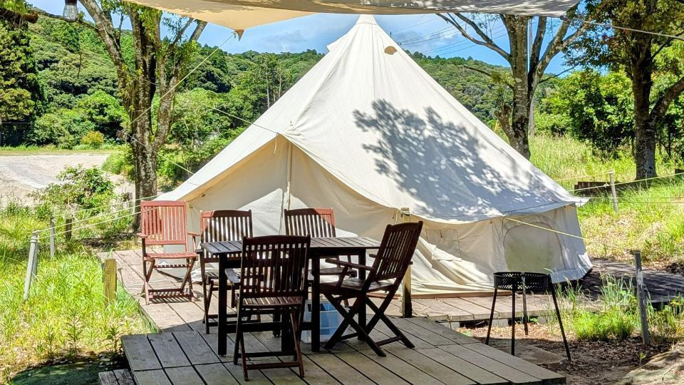 テントグランピング