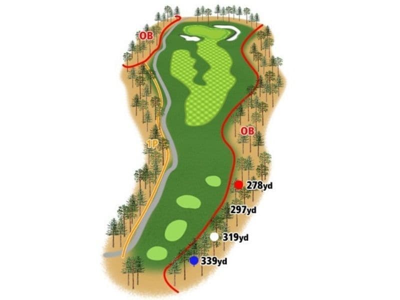 ホール16の案内図
