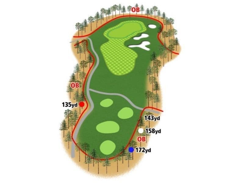 ホール17の案内図